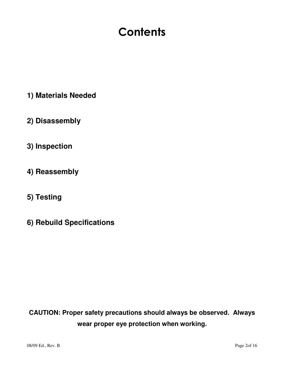 AXEON Fluid-O-Tech Repair Rebuild User Manual | Page 2 / 16