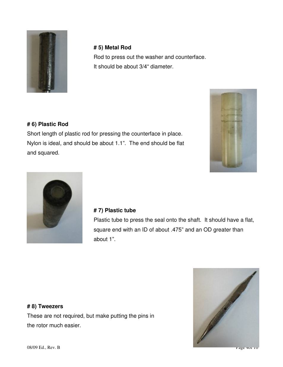 AXEON Fluid-O-Tech Repair Rebuild User Manual | Page 4 / 16