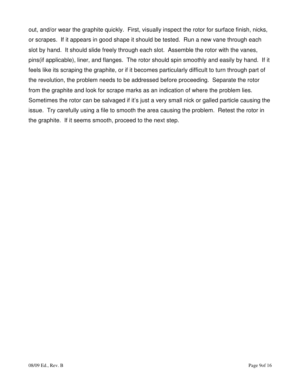 AXEON Fluid-O-Tech Repair Rebuild User Manual | Page 9 / 16