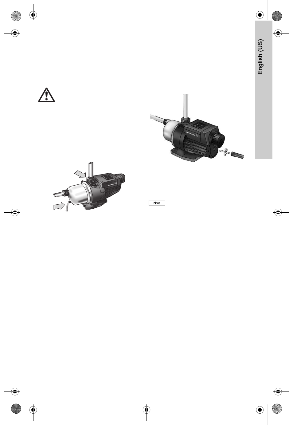 Maintenance, Service kits, Start-up after a long period of inactivity | Service, Warning, English (us) 10. maintenance | AXEON Grundfos MQ-Series User Manual | Page 17 / 68