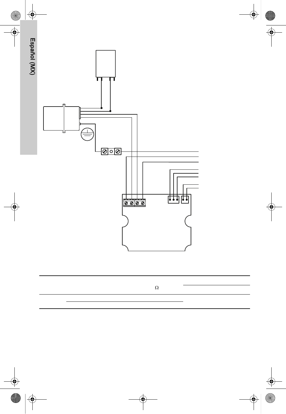 Medida de la resistencia de bobinado, Españo l (mx) | AXEON Grundfos MQ-Series User Manual | Page 32 / 68