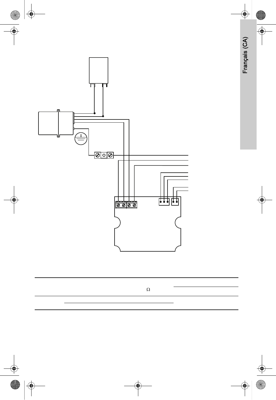 Schéma de câblage, Mesure résistance d'enroulement, Français (ca) | AXEON Grundfos MQ-Series User Manual | Page 51 / 68