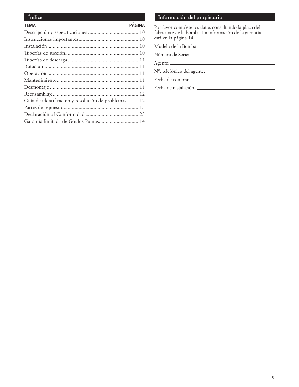 AXEON Goulds HMS-Series User Manual | Page 9 / 24