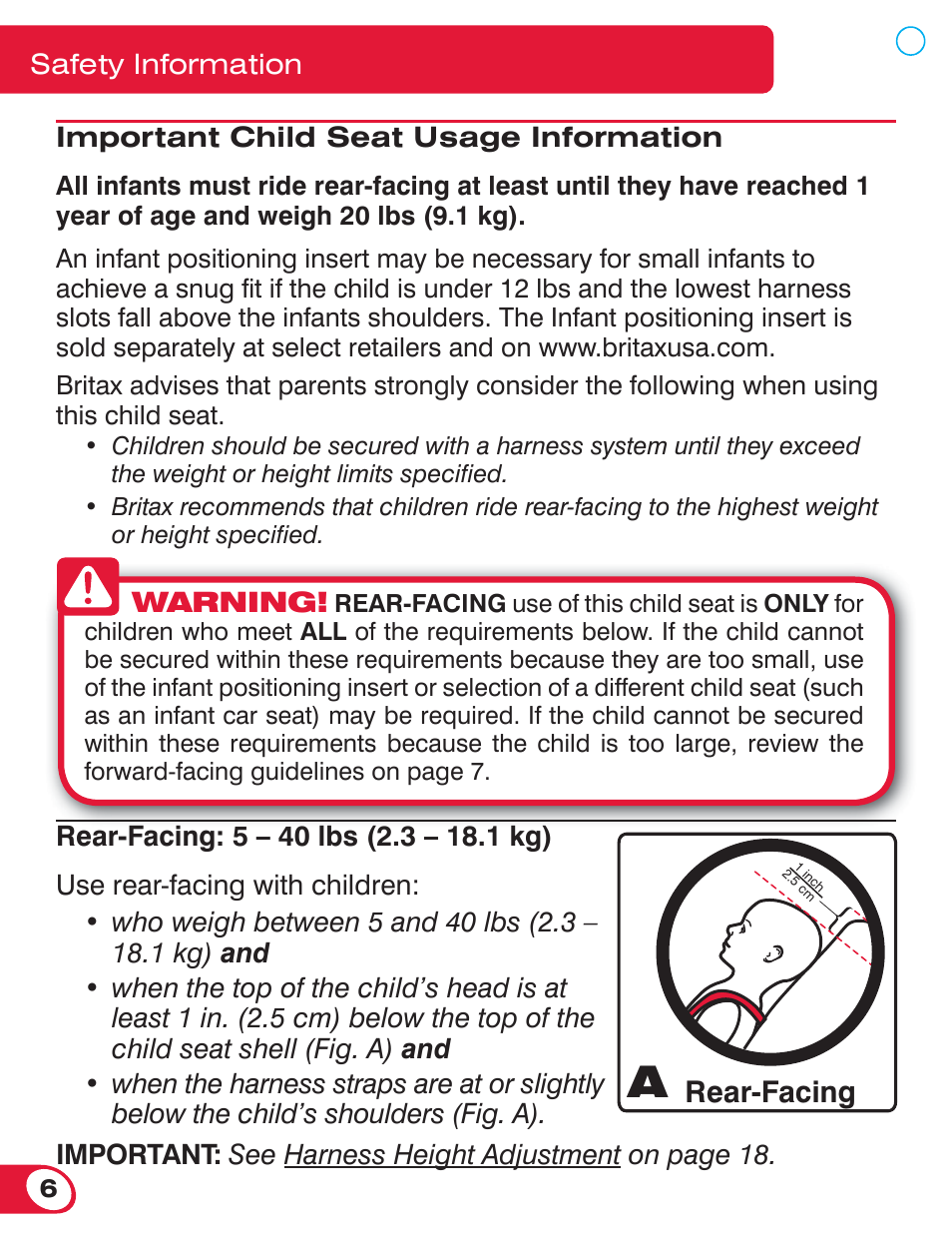 Britax BOULEVARD 70 CS User Manual | Page 8 / 72
