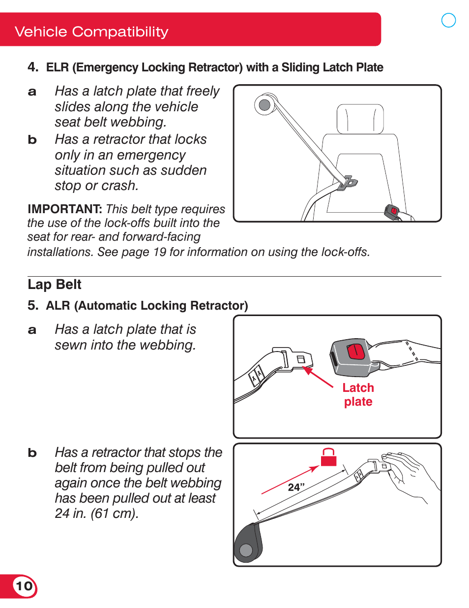 Britax MARATHON 70 User Manual | Page 12 / 70