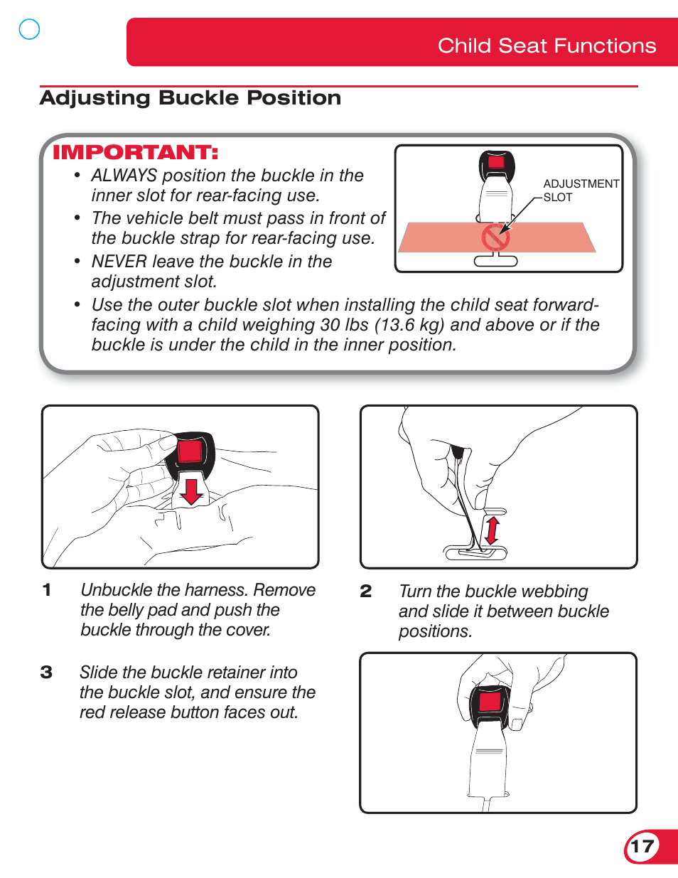 Britax MARATHON 70 User Manual | Page 19 / 70
