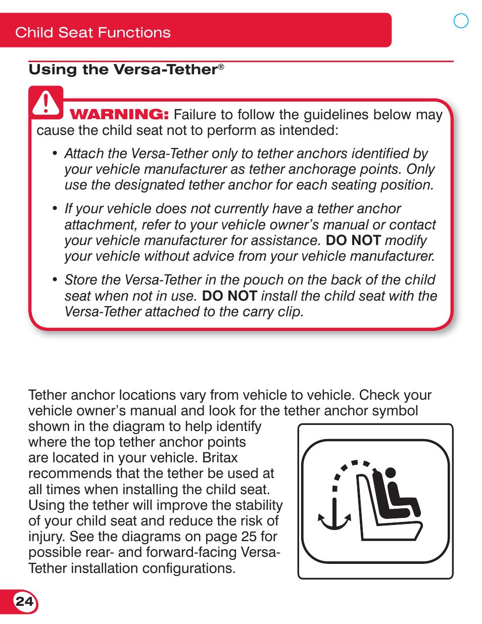 Britax MARATHON 70 User Manual | Page 26 / 70