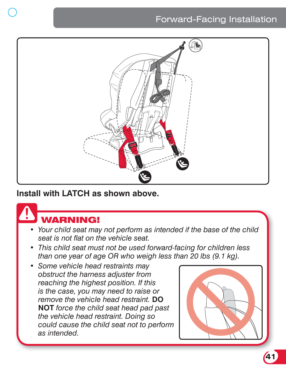 Britax MARATHON 70 User Manual | Page 43 / 70