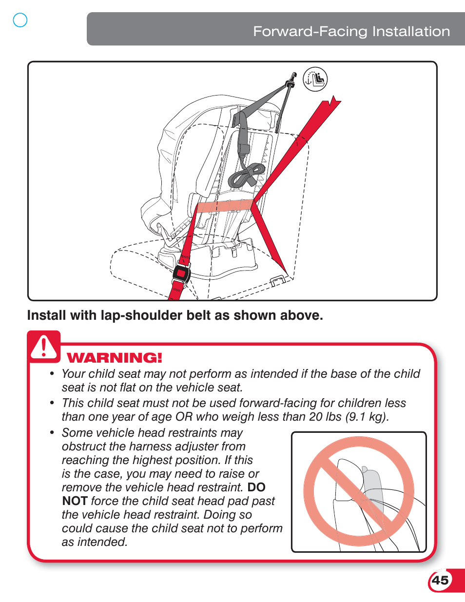 Britax MARATHON 70 User Manual | Page 47 / 70