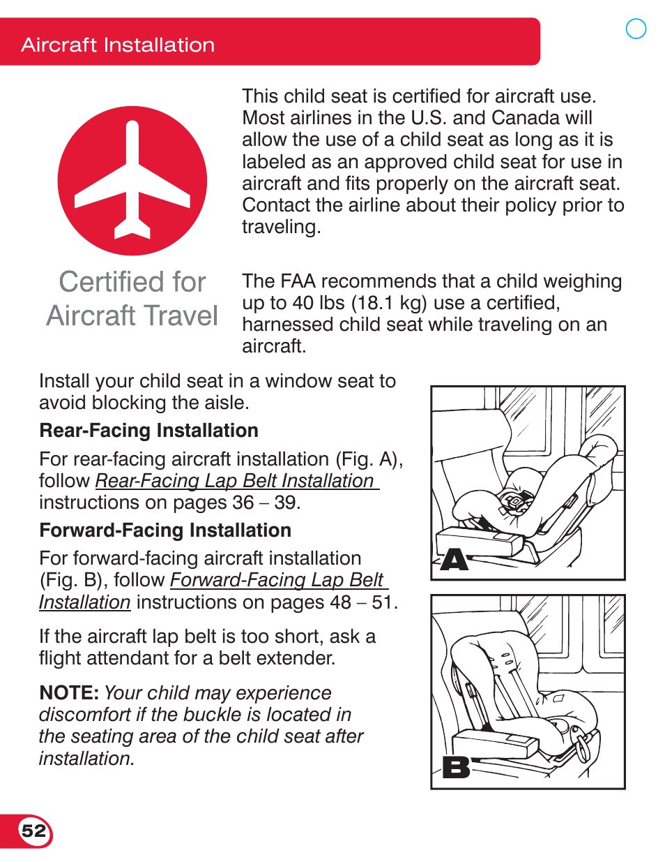 Britax MARATHON 70 User Manual | Page 54 / 70