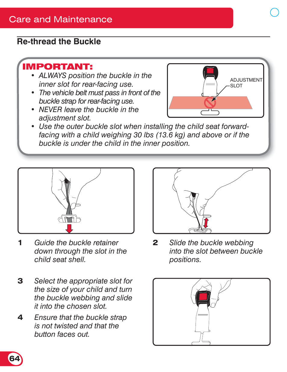 Britax MARATHON 70 User Manual | Page 66 / 70