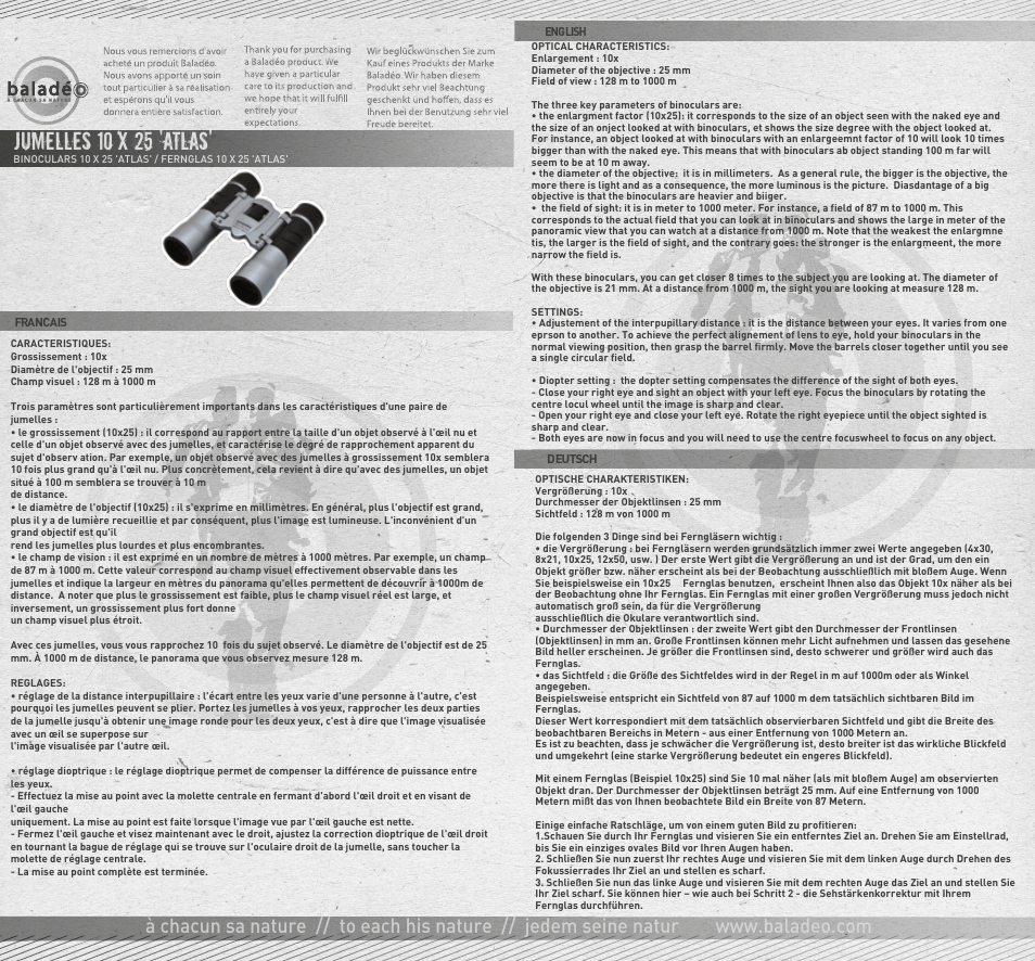 Baladeo PLR004 User Manual | 1 page