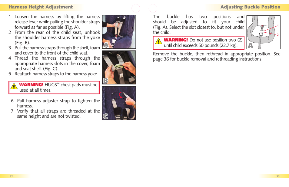 Ab c | Britax Regent User Manual | Page 18 / 22