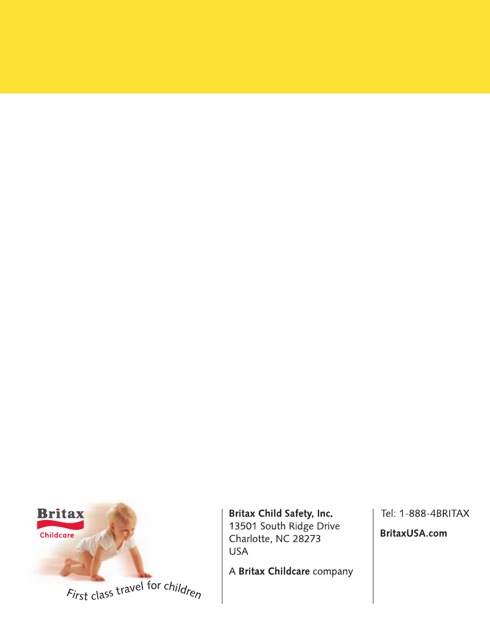 Britax Regent User Manual | Page 22 / 22