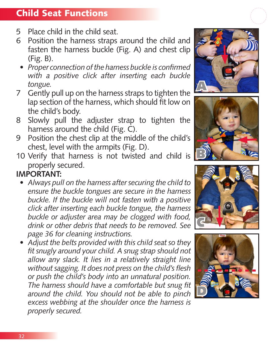 Ac b d | Britax Diplomat P321900 User Manual | Page 34 / 40