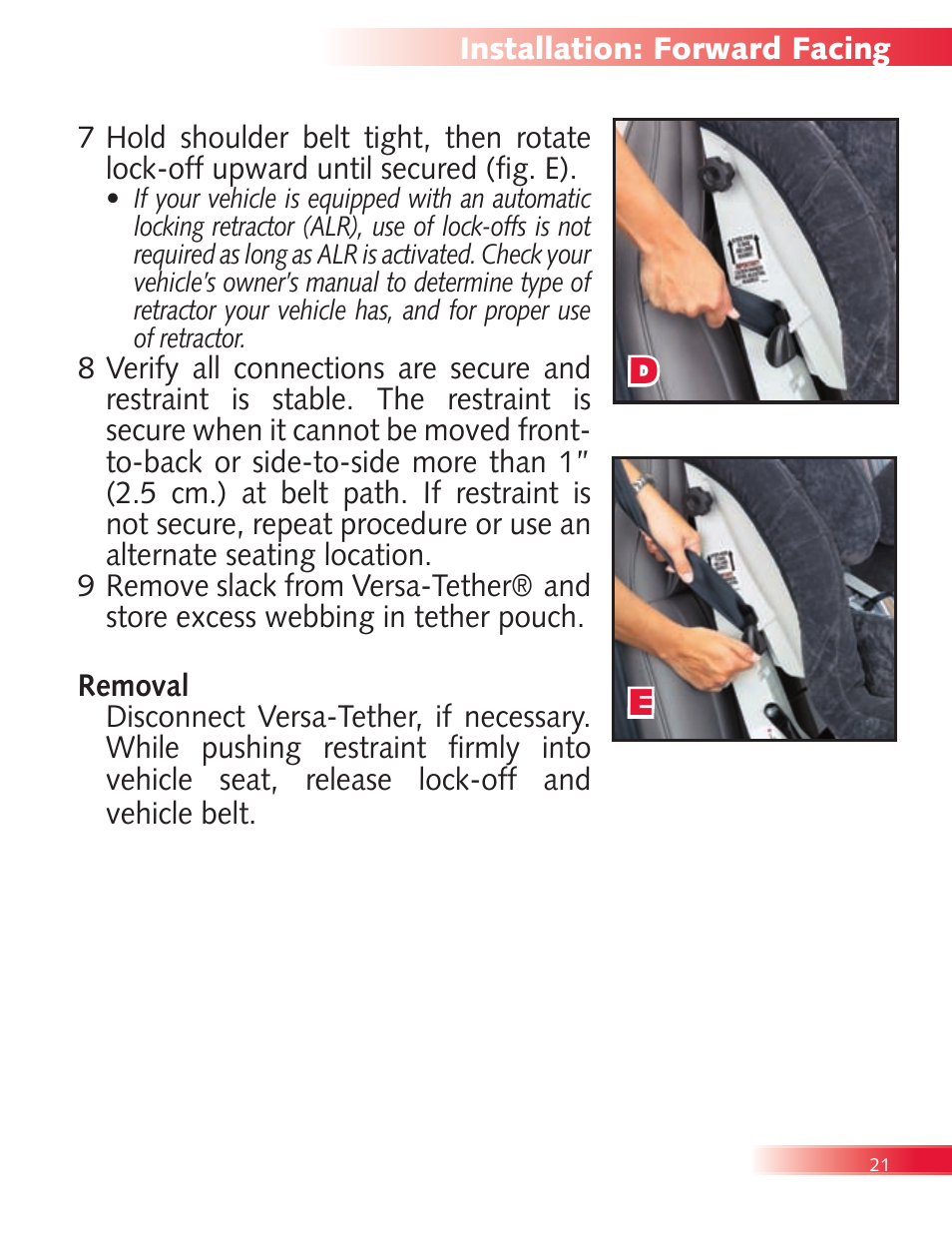 Britax Boulevard User Manual | Page 23 / 44