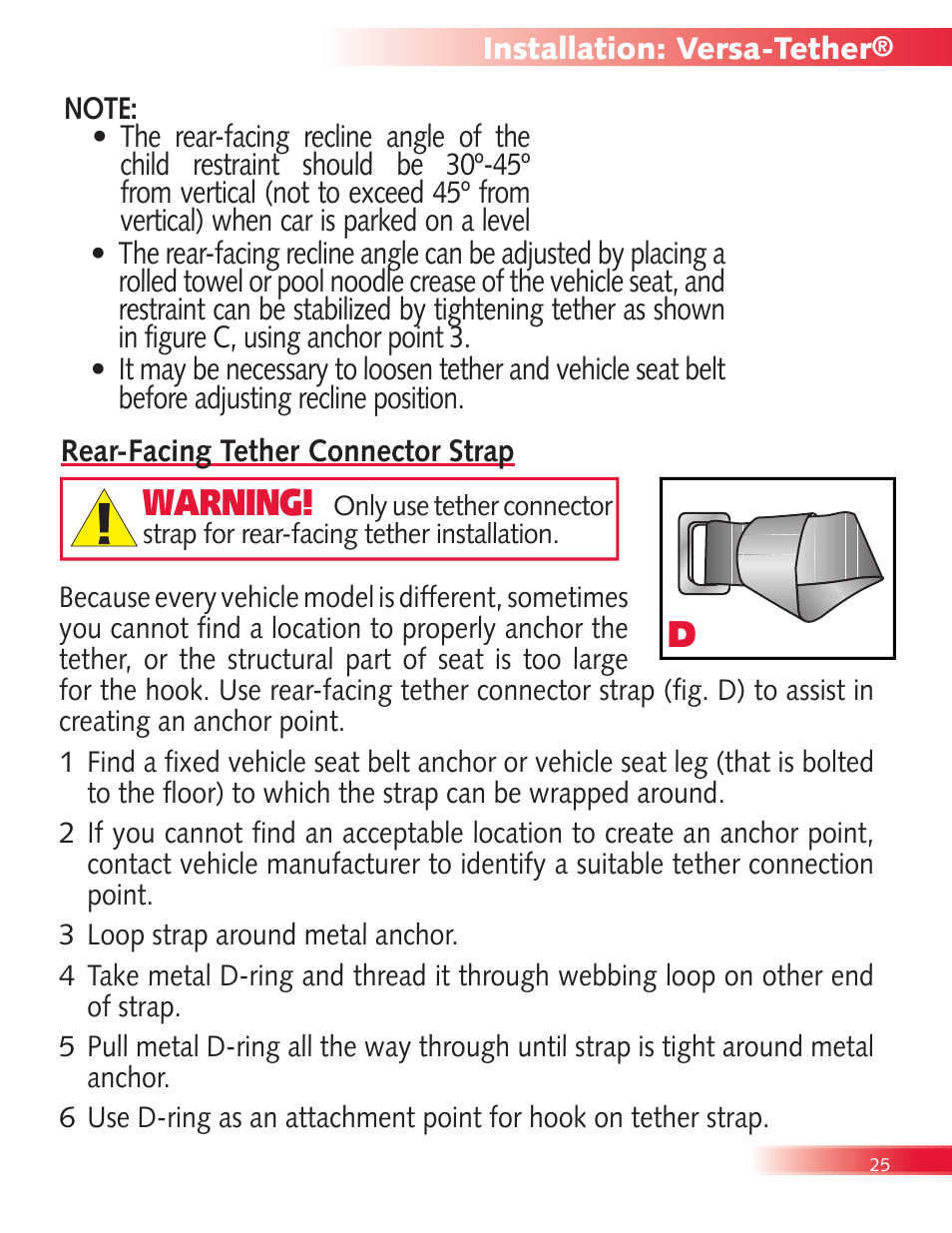 Warning | Britax Boulevard User Manual | Page 27 / 44