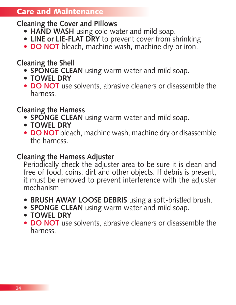 Britax Boulevard User Manual | Page 36 / 44
