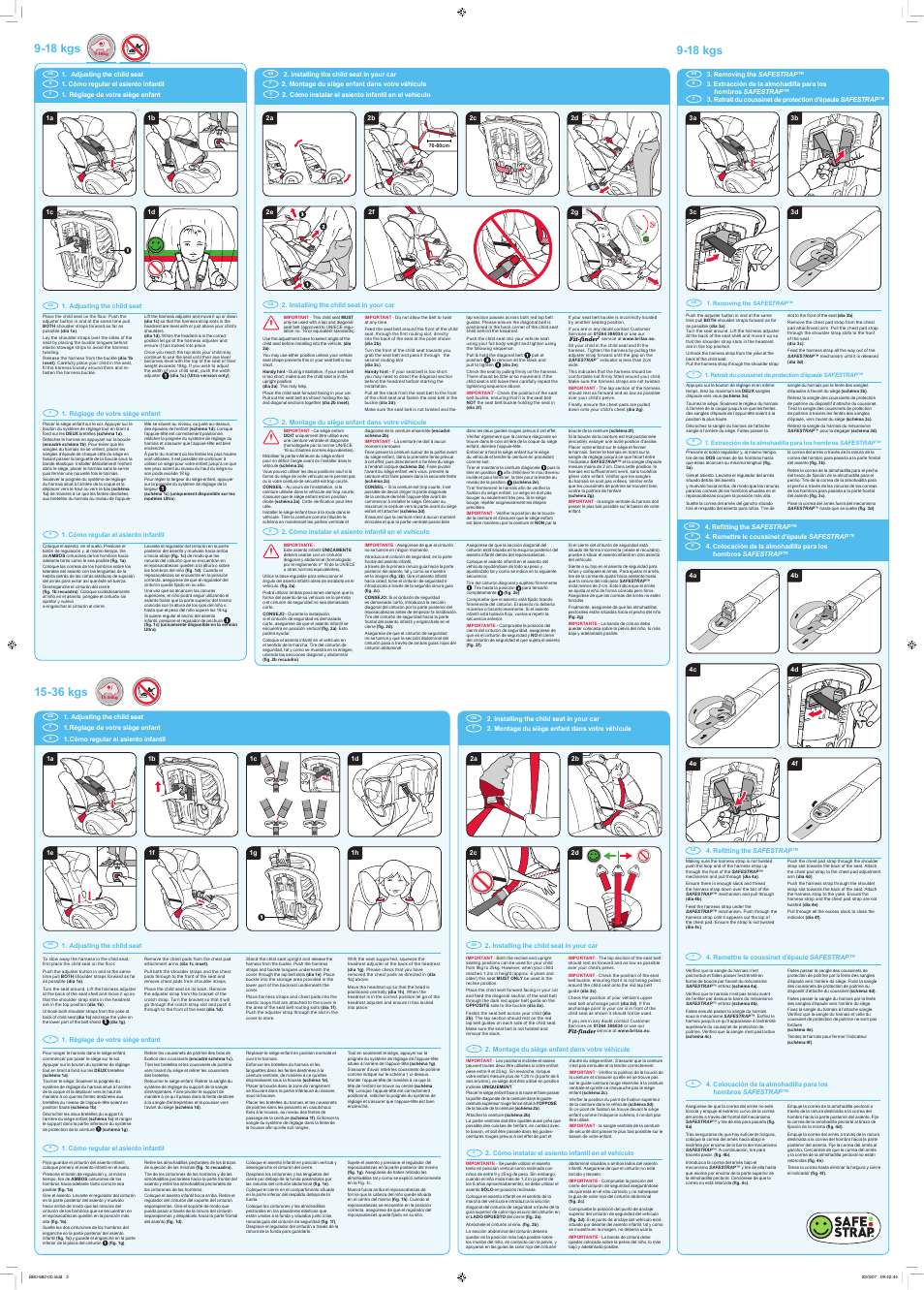 18 kgs | Britax BB0-682-00 User Manual | Page 2 / 2