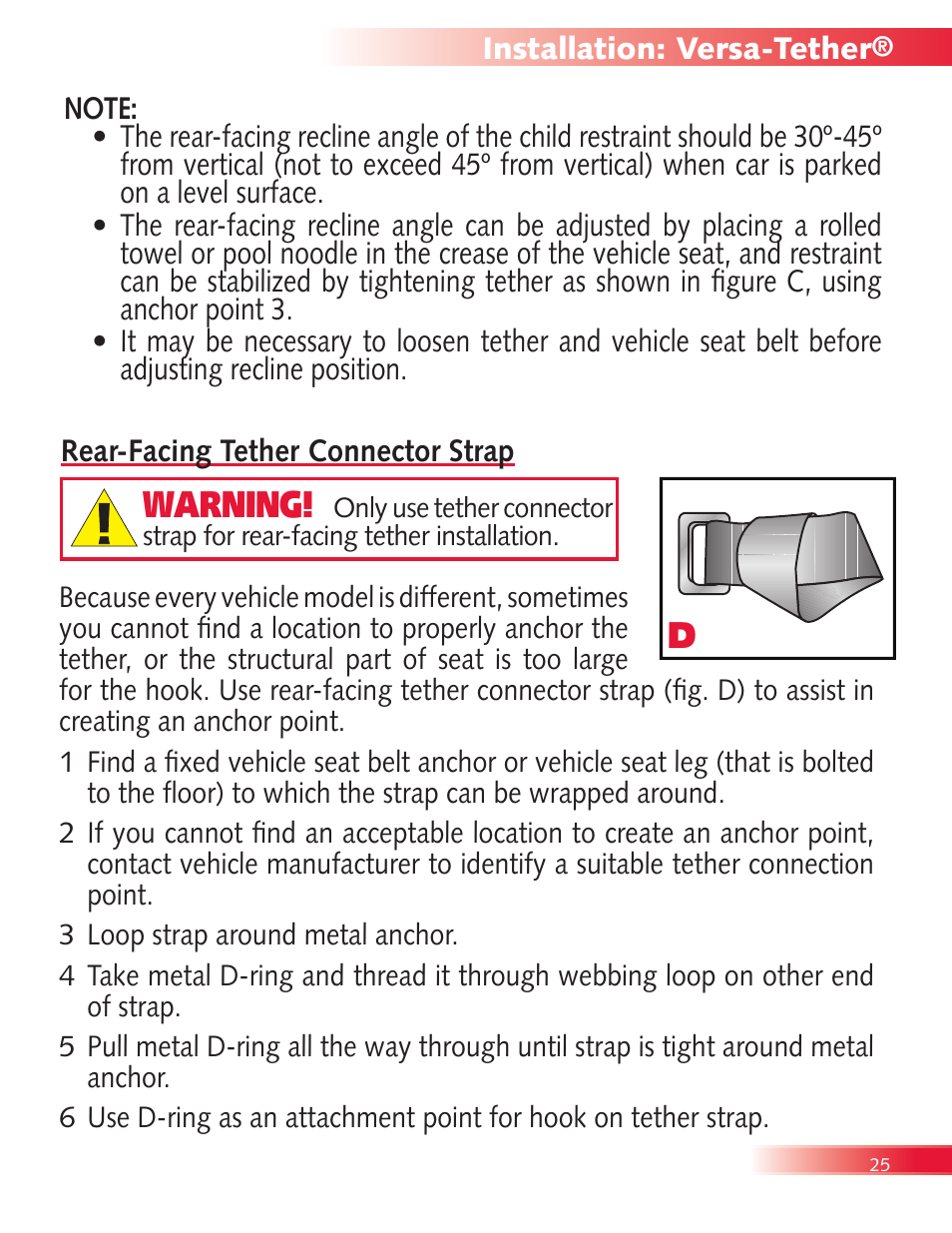 Warning | Britax Diplomat User Manual | Page 27 / 42