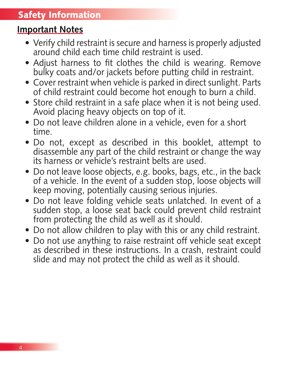 Britax Diplomat User Manual | Page 6 / 42