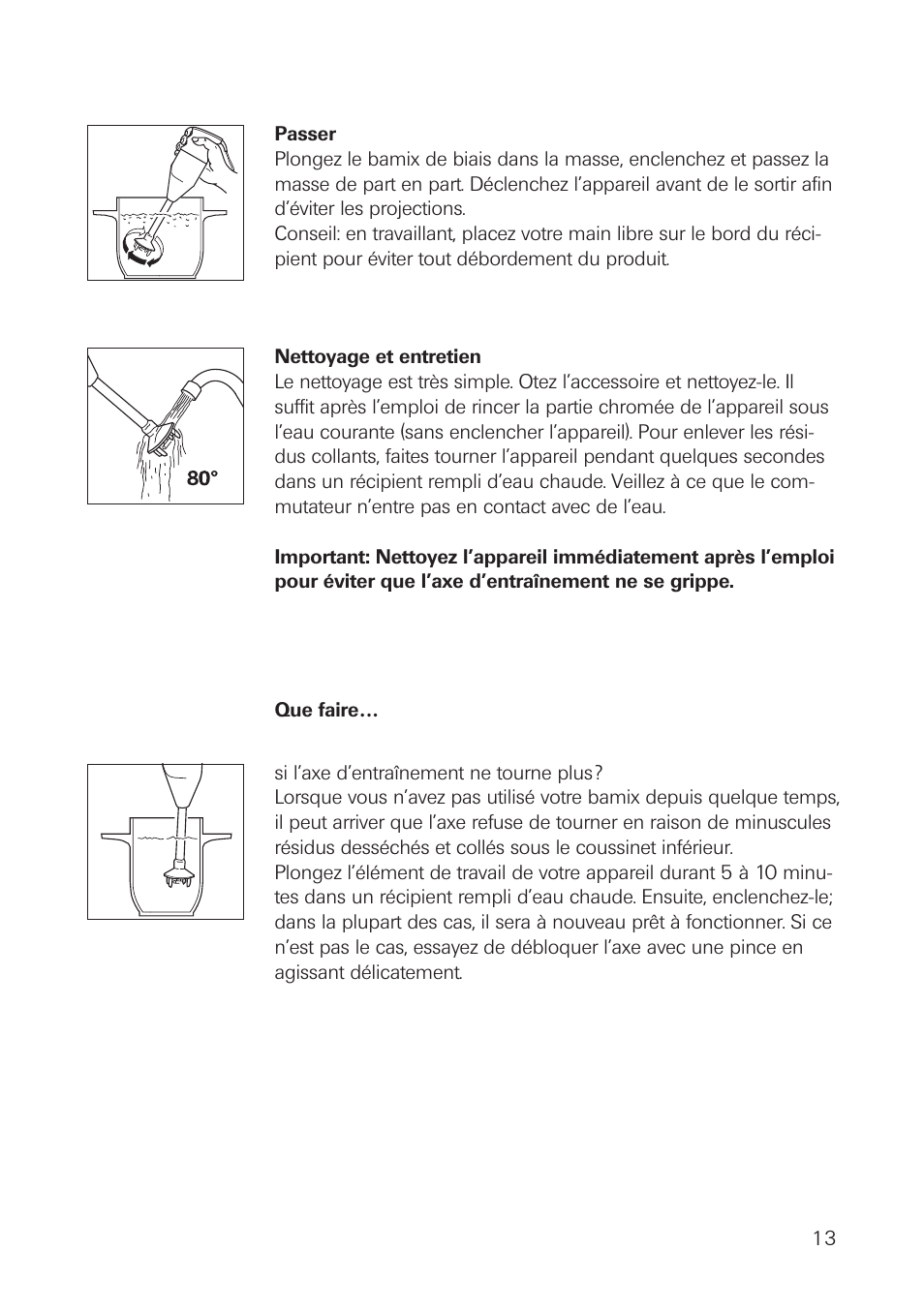 bamix Basic User Manual | Page 13 / 24