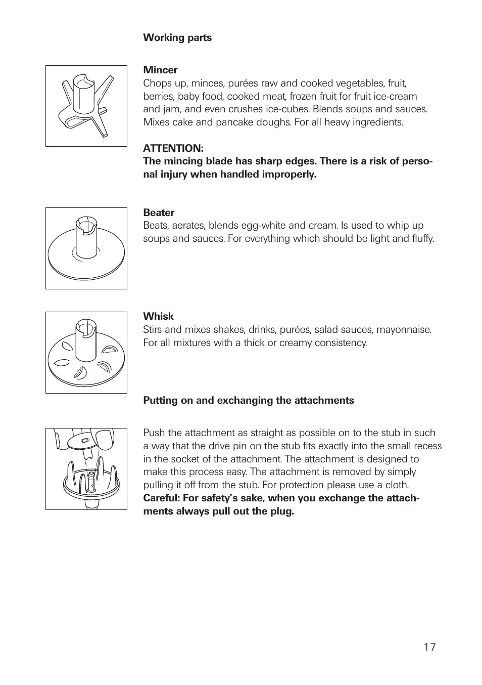 bamix Basic User Manual | Page 17 / 24