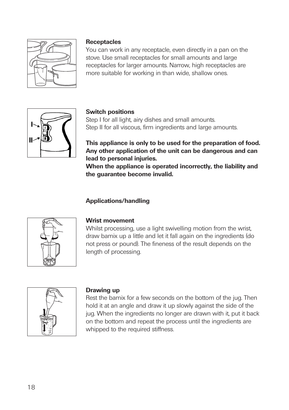 bamix Basic User Manual | Page 18 / 24