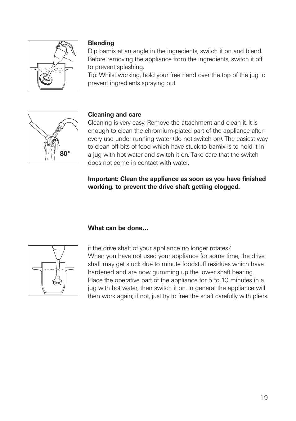 bamix Basic User Manual | Page 19 / 24