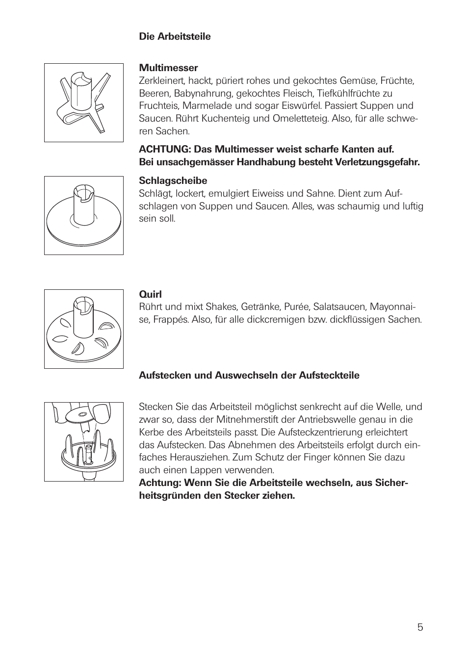 bamix Basic User Manual | Page 5 / 24