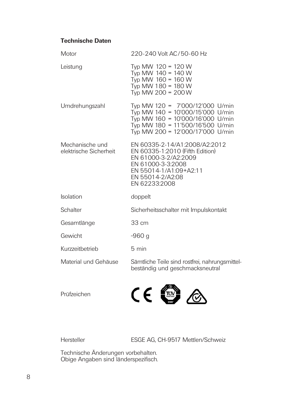 bamix Basic User Manual | Page 8 / 24