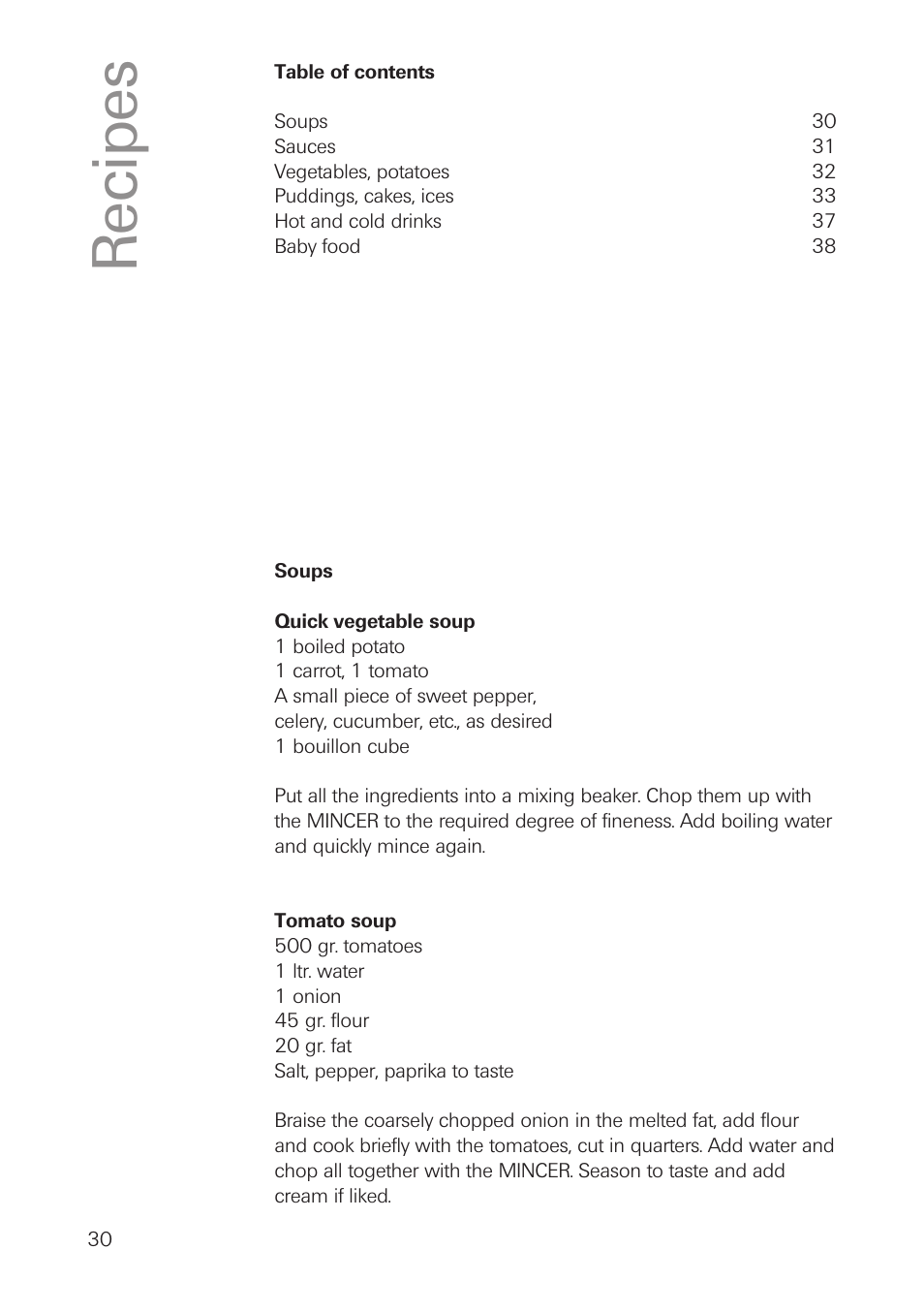 Re c ip e s | bamix Rezepte User Manual | Page 30 / 48