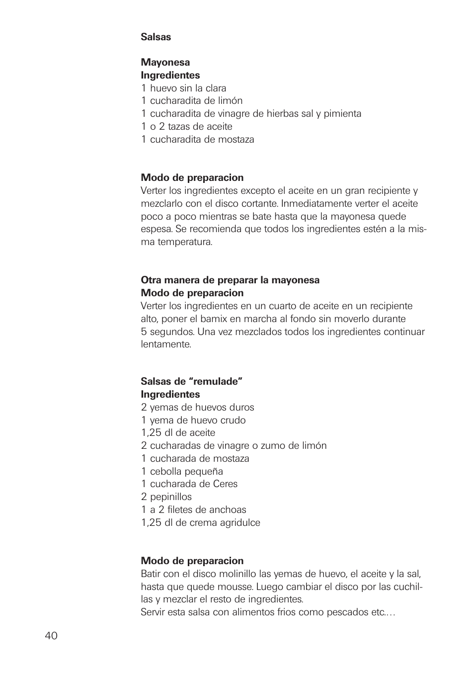 bamix Rezepte User Manual | Page 40 / 48