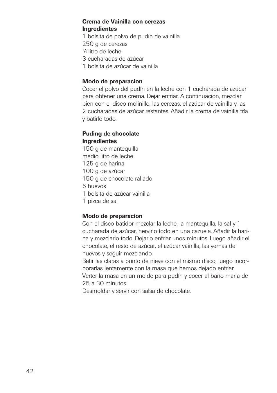 bamix Rezepte User Manual | Page 42 / 48