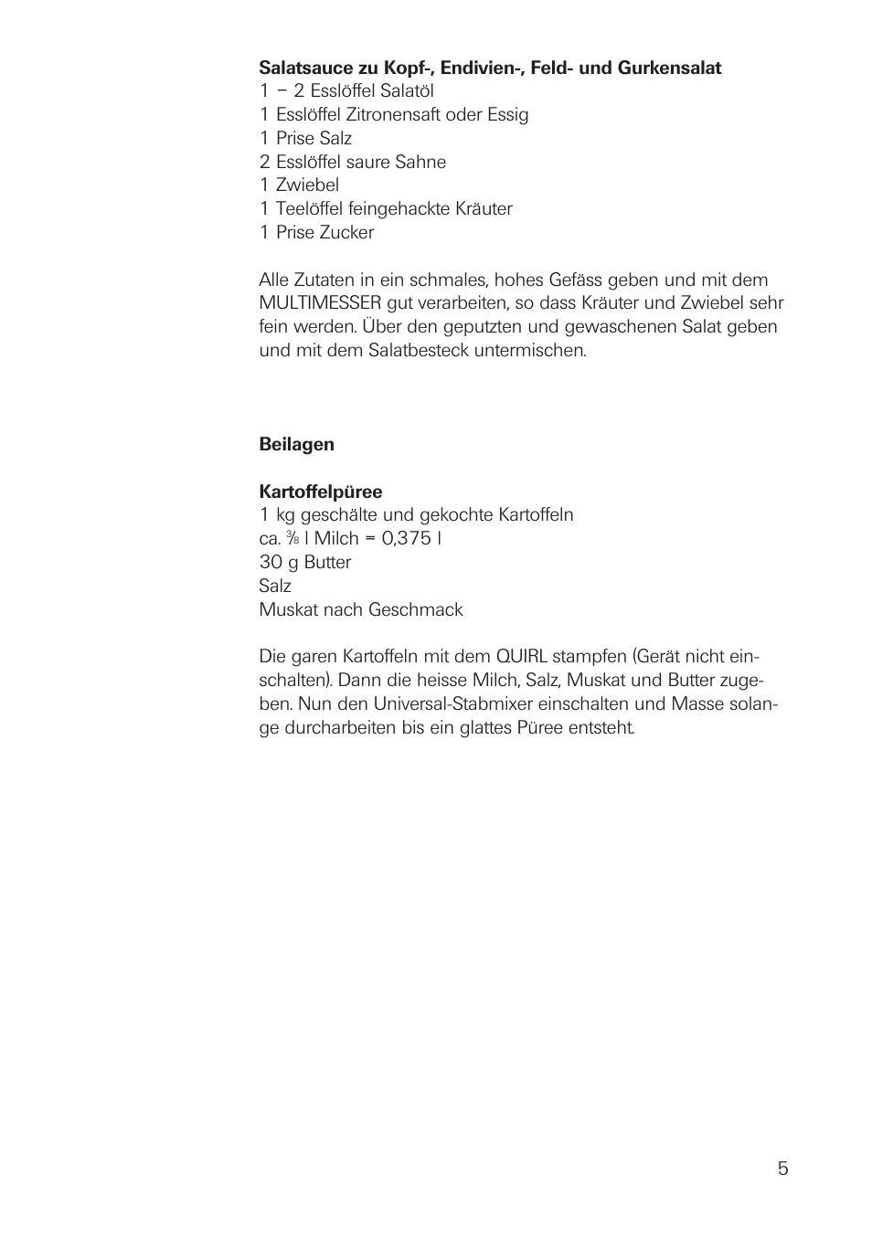 bamix Rezepte User Manual | Page 5 / 48