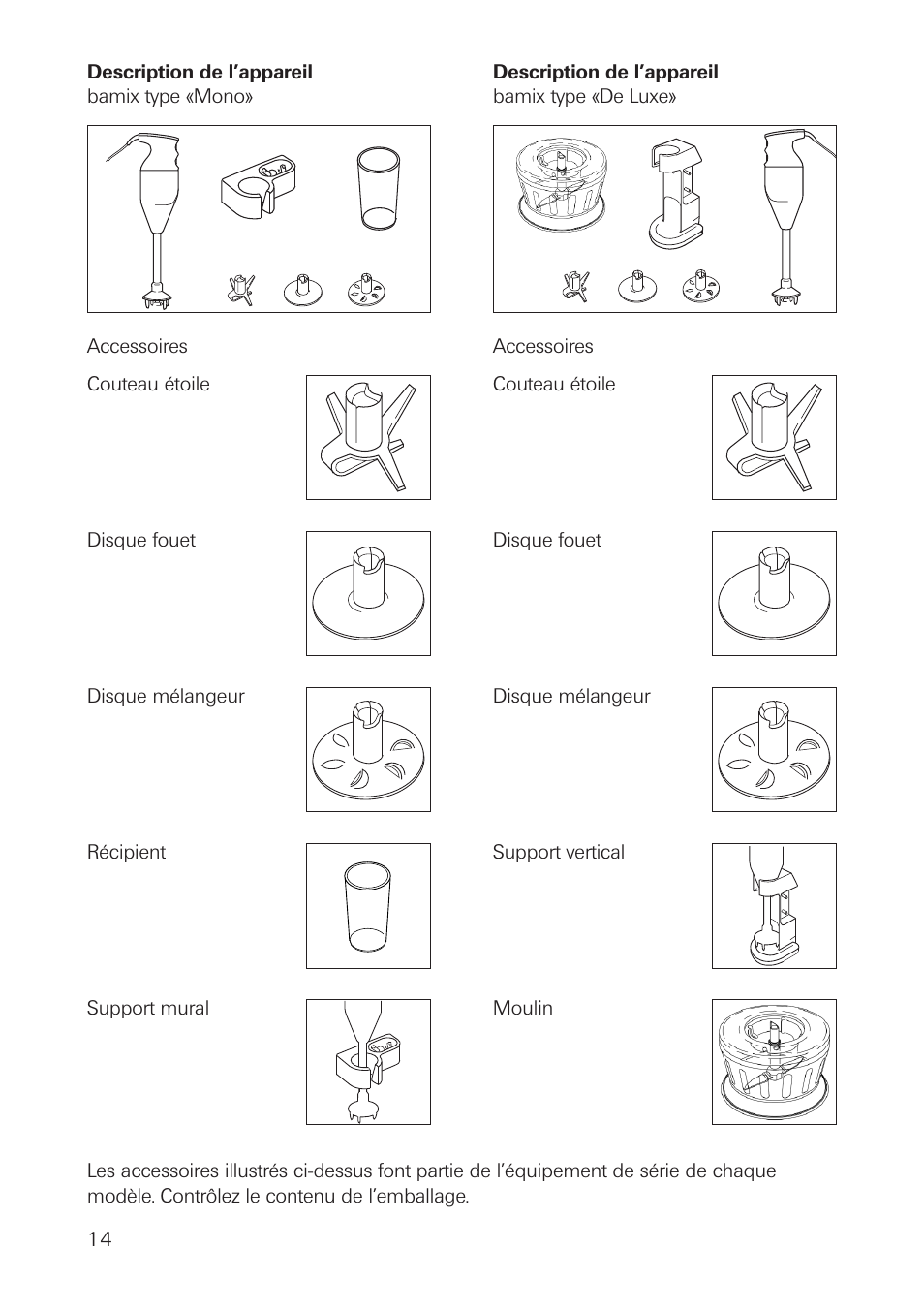 bamix DeLuxe User Manual | Page 14 / 40