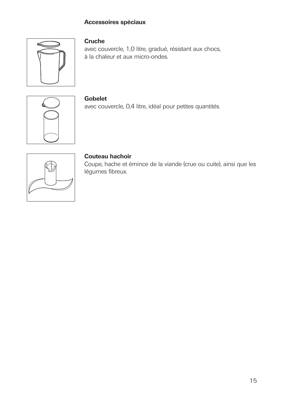 bamix DeLuxe User Manual | Page 15 / 40
