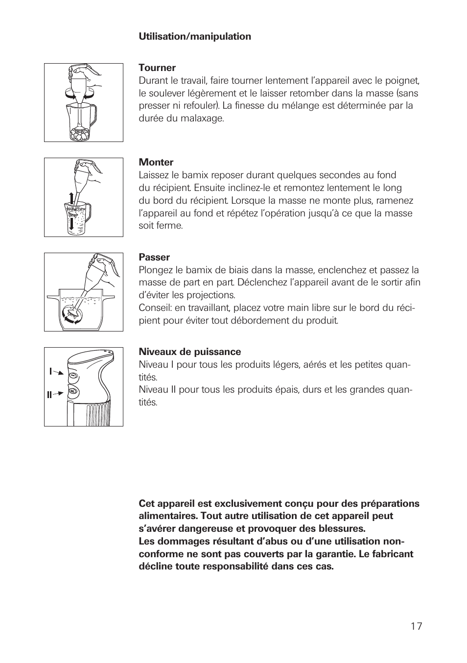 bamix DeLuxe User Manual | Page 17 / 40