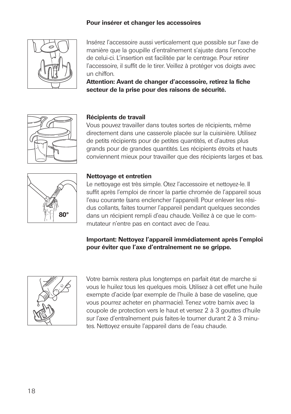 bamix DeLuxe User Manual | Page 18 / 40