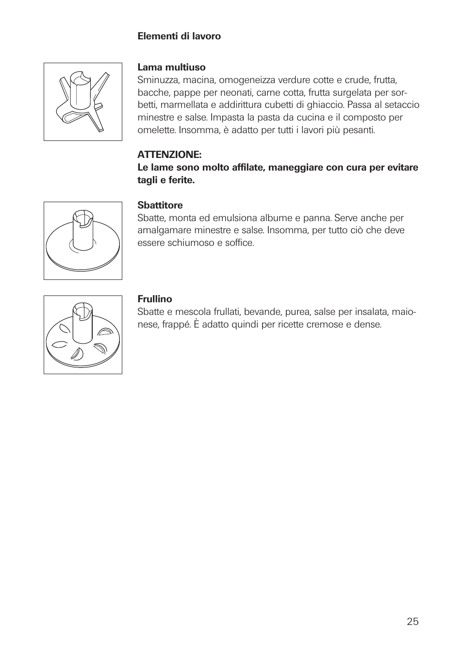 bamix DeLuxe User Manual | Page 25 / 40