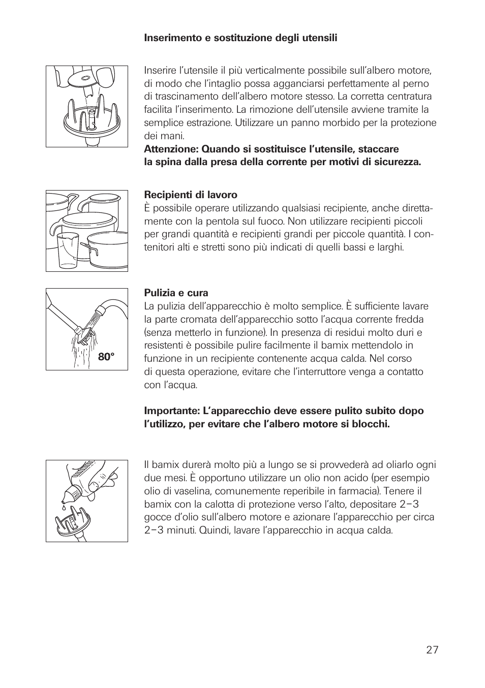 bamix DeLuxe User Manual | Page 27 / 40