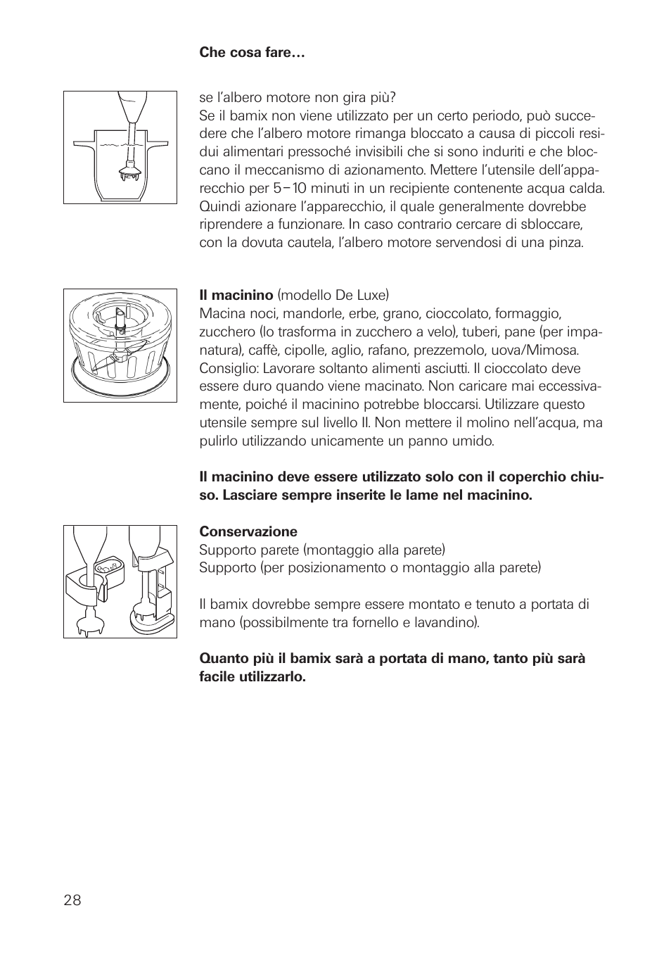 bamix DeLuxe User Manual | Page 28 / 40