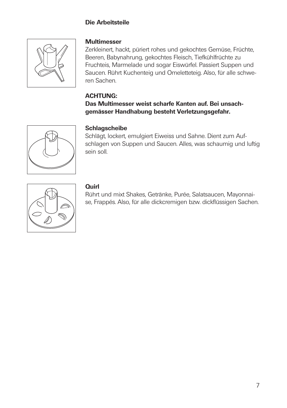 bamix DeLuxe User Manual | Page 7 / 40