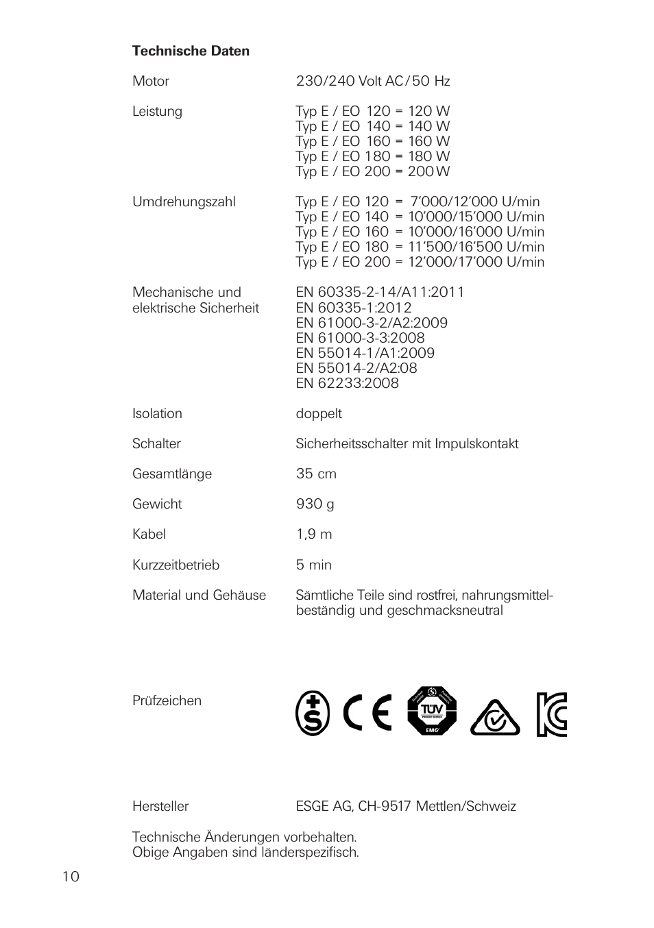 bamix Classic User Manual | Page 10 / 36