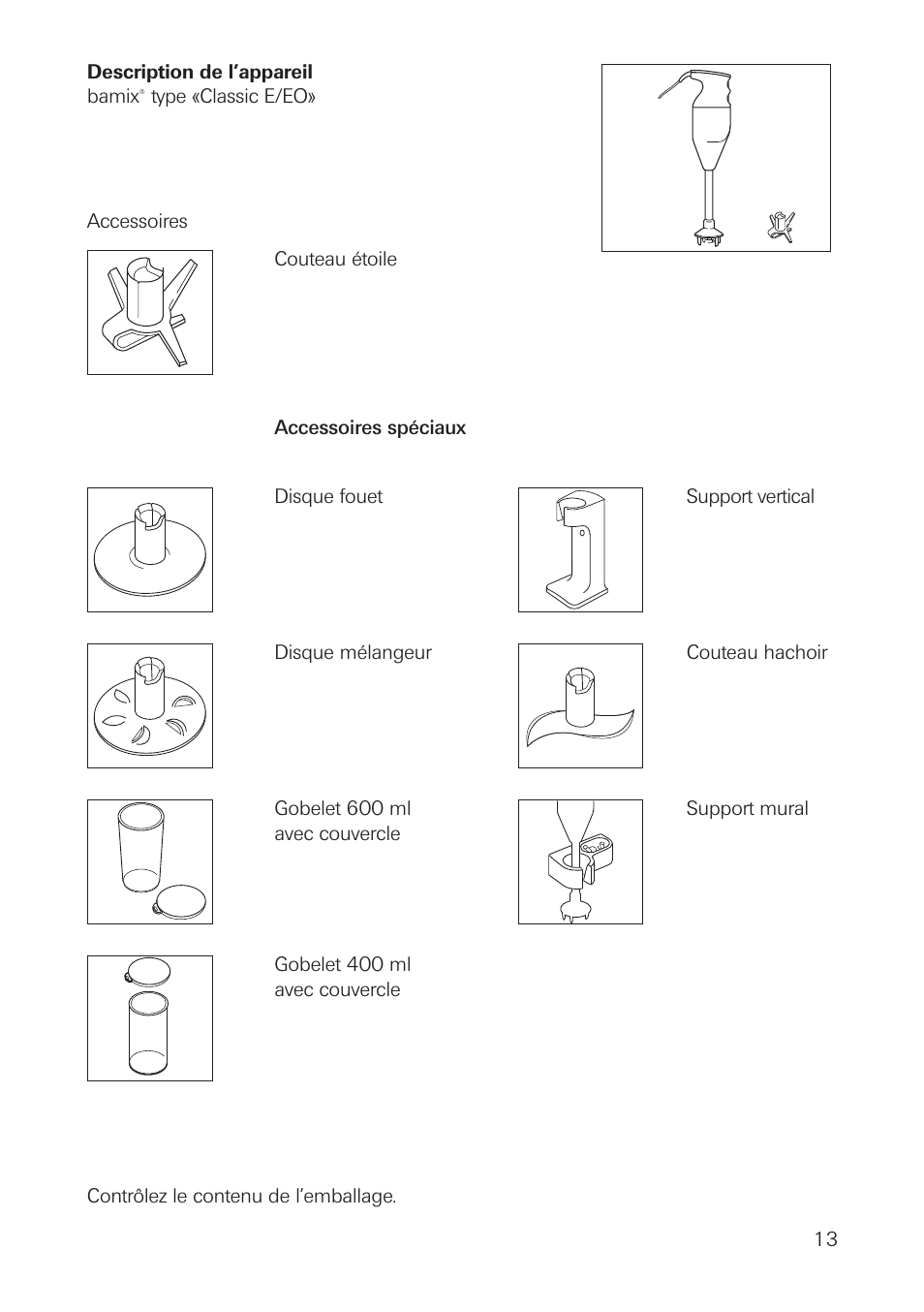 bamix Classic User Manual | Page 13 / 36