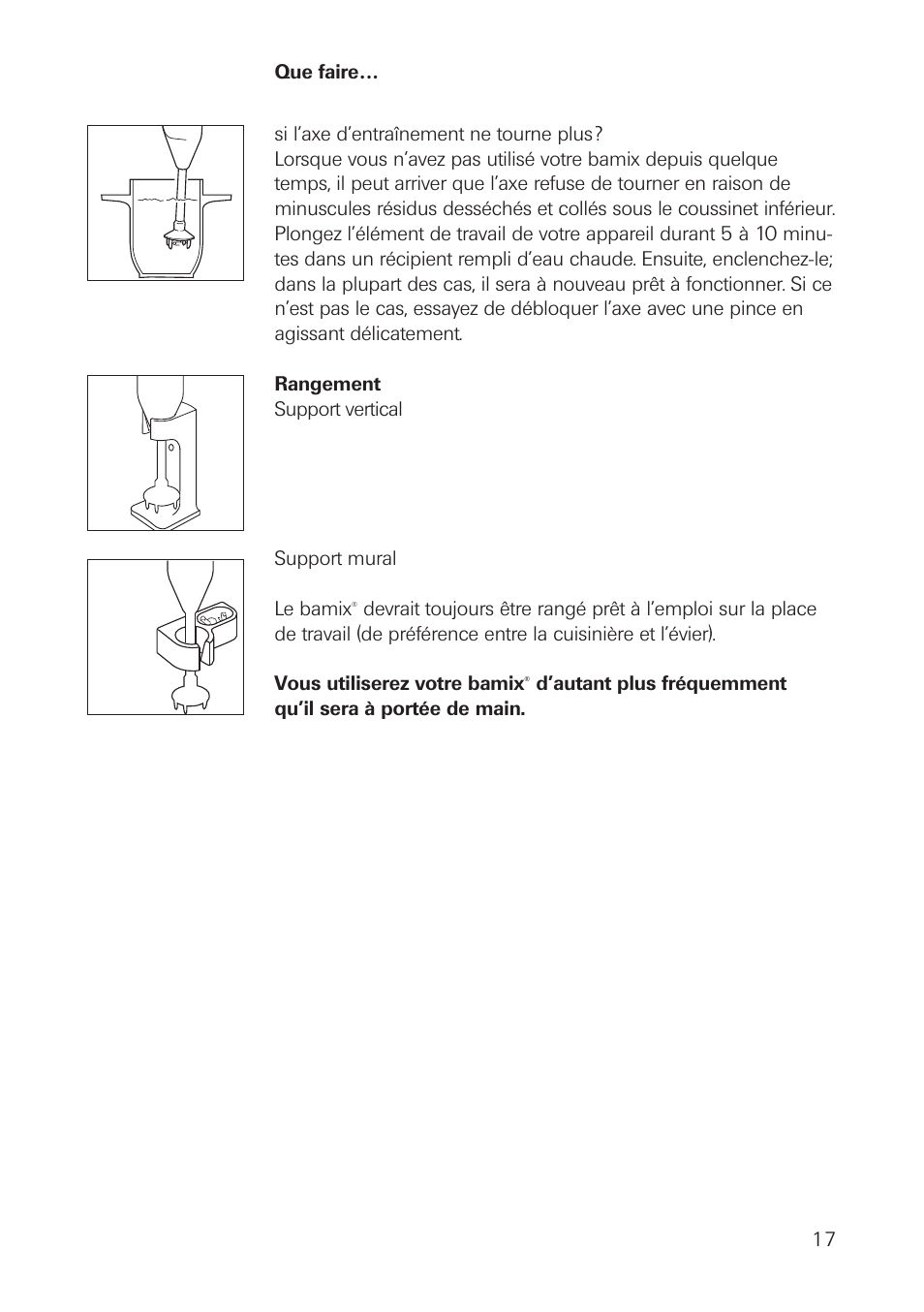 bamix Classic User Manual | Page 17 / 36