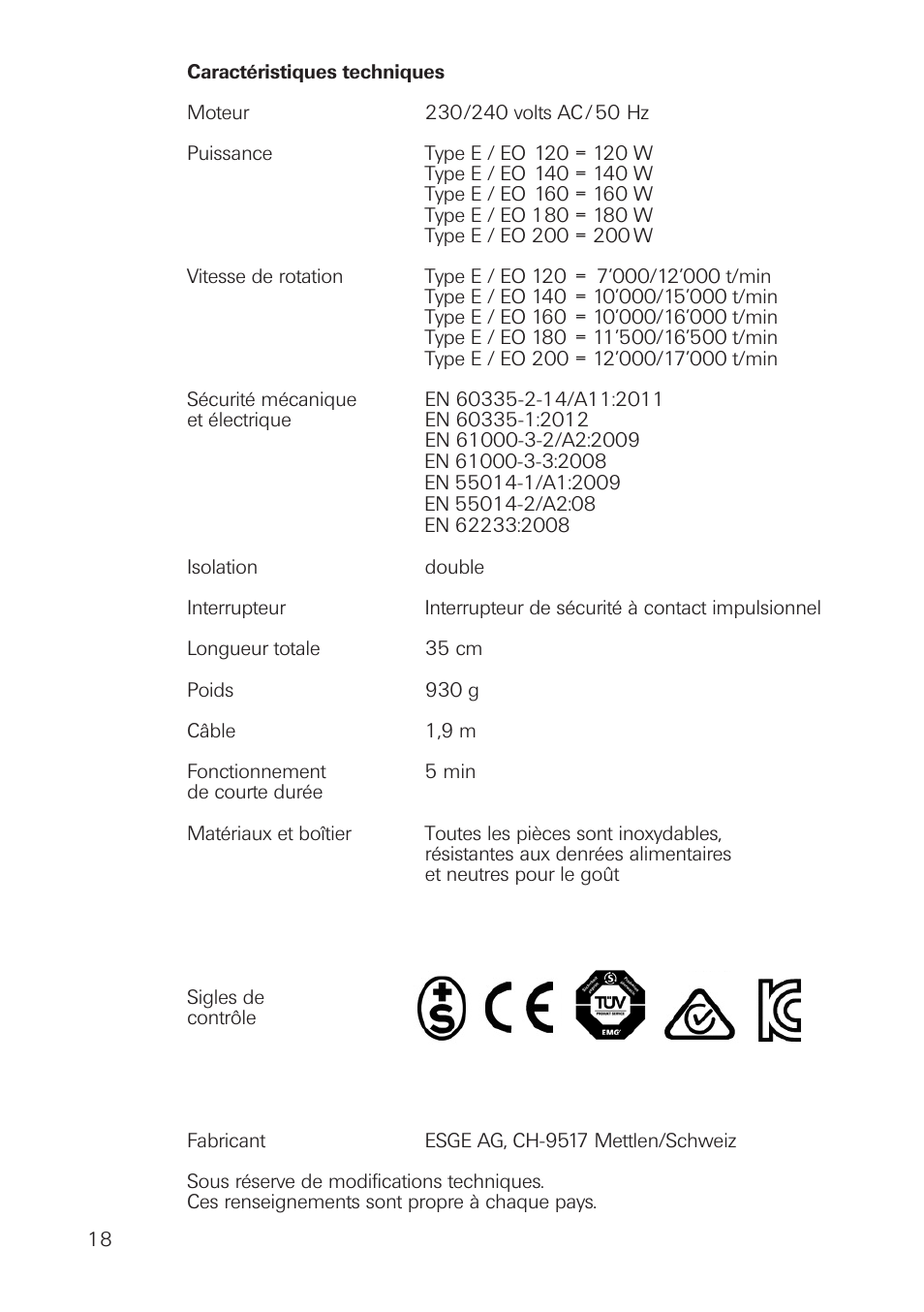 bamix Classic User Manual | Page 18 / 36