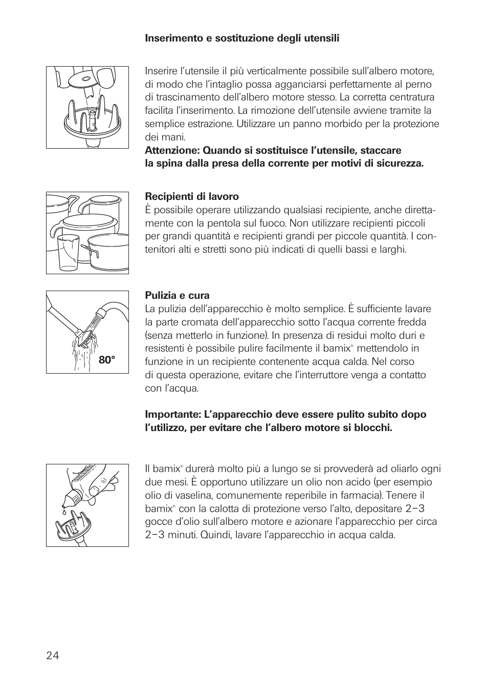 bamix Classic User Manual | Page 24 / 36