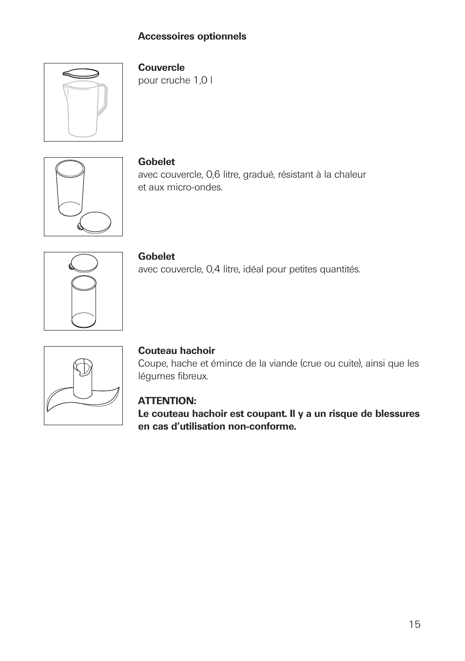 bamix SwissLine User Manual | Page 15 / 40