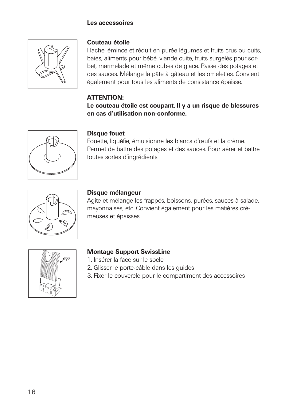 bamix SwissLine User Manual | Page 16 / 40